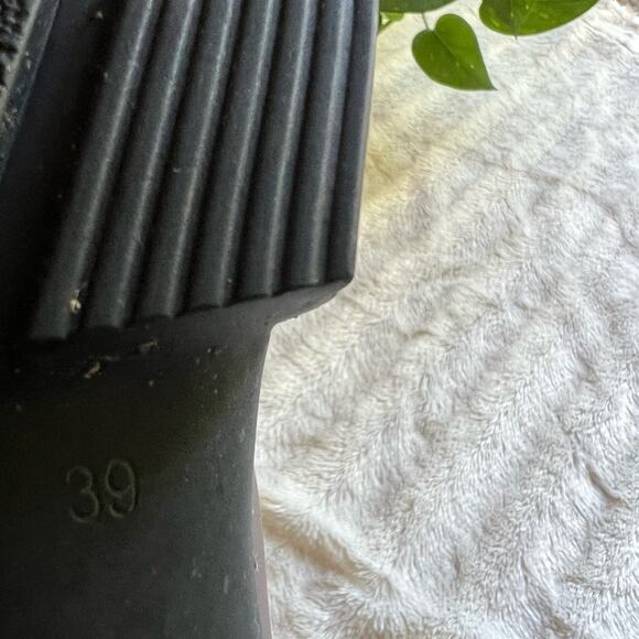 GANNI Recycled Rubber Brown & Black City Boots - Picture 9 of 10